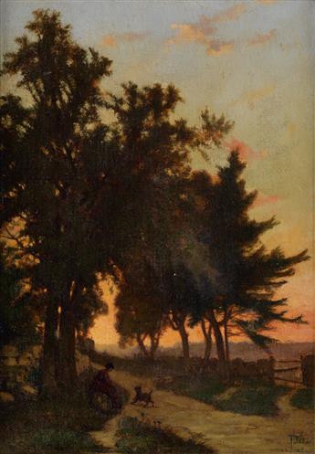 FREDERICK DICKINSON WILLIAMS Landscape at Sunset.